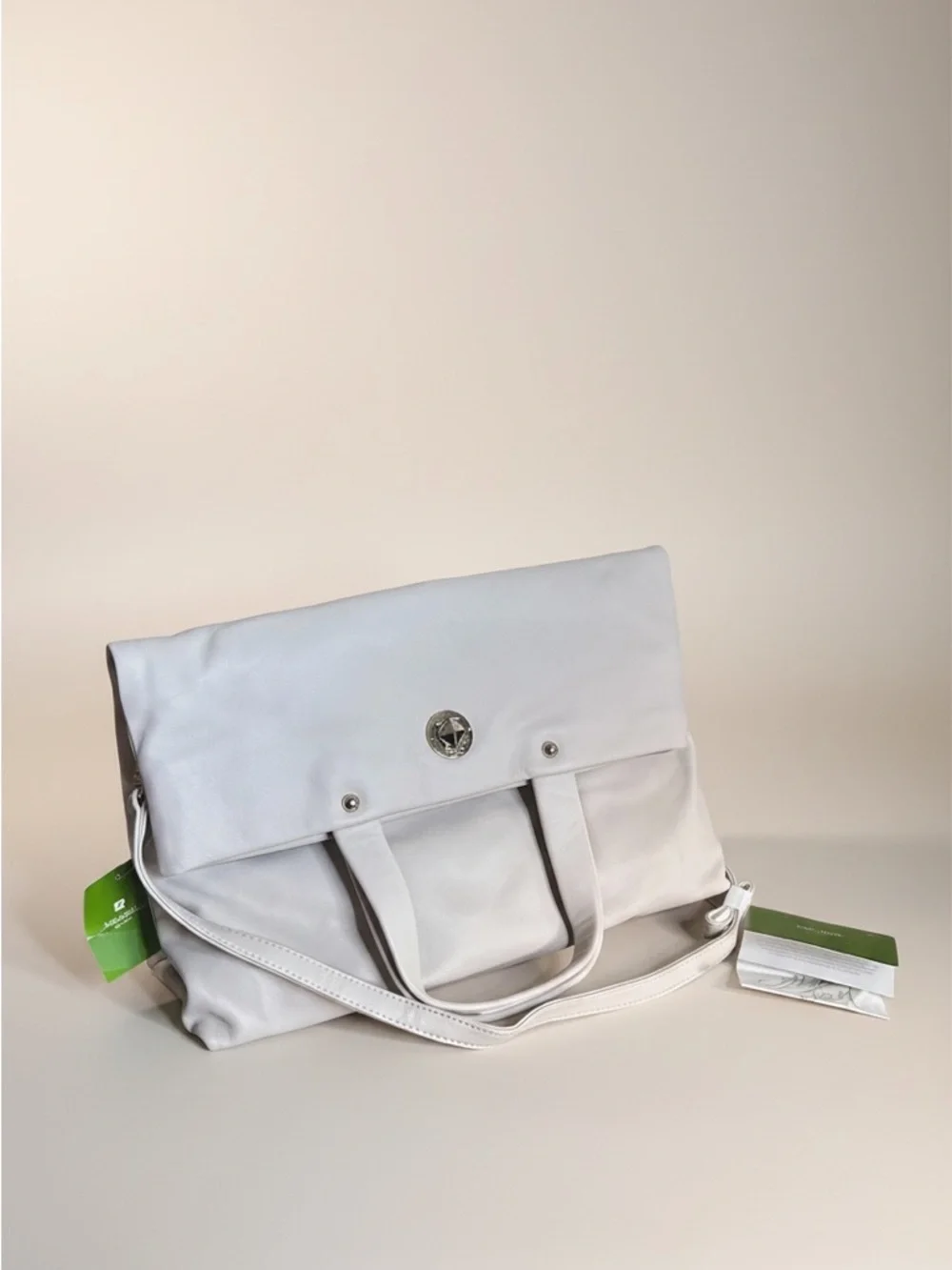 NWT Kate Spade Marielly Ivory Leather Convertible Tote Bag